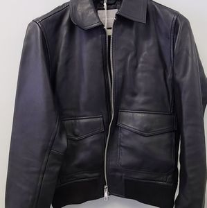 Mens Leather Bomber by Everlane